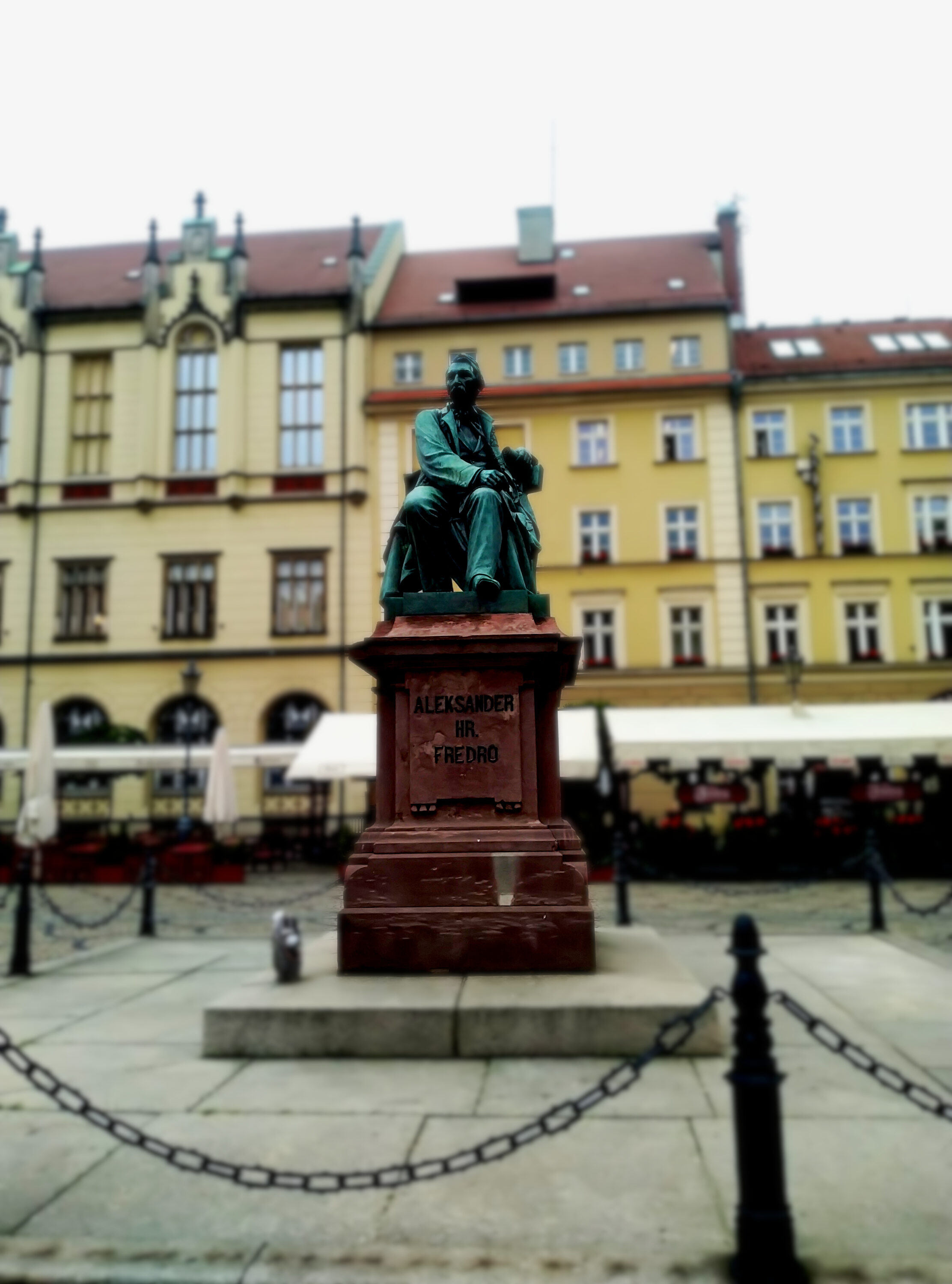 Pomnik Aleksandra Fredro we Wrocławiu, autor: Paweł Słupianek