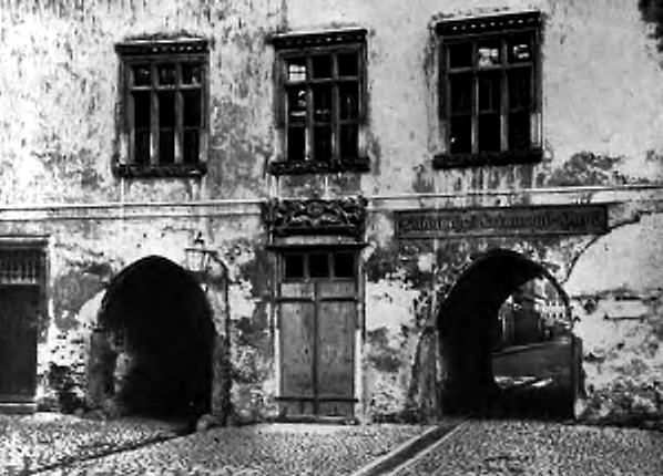 Dom Płócienników, zburzony w 1859