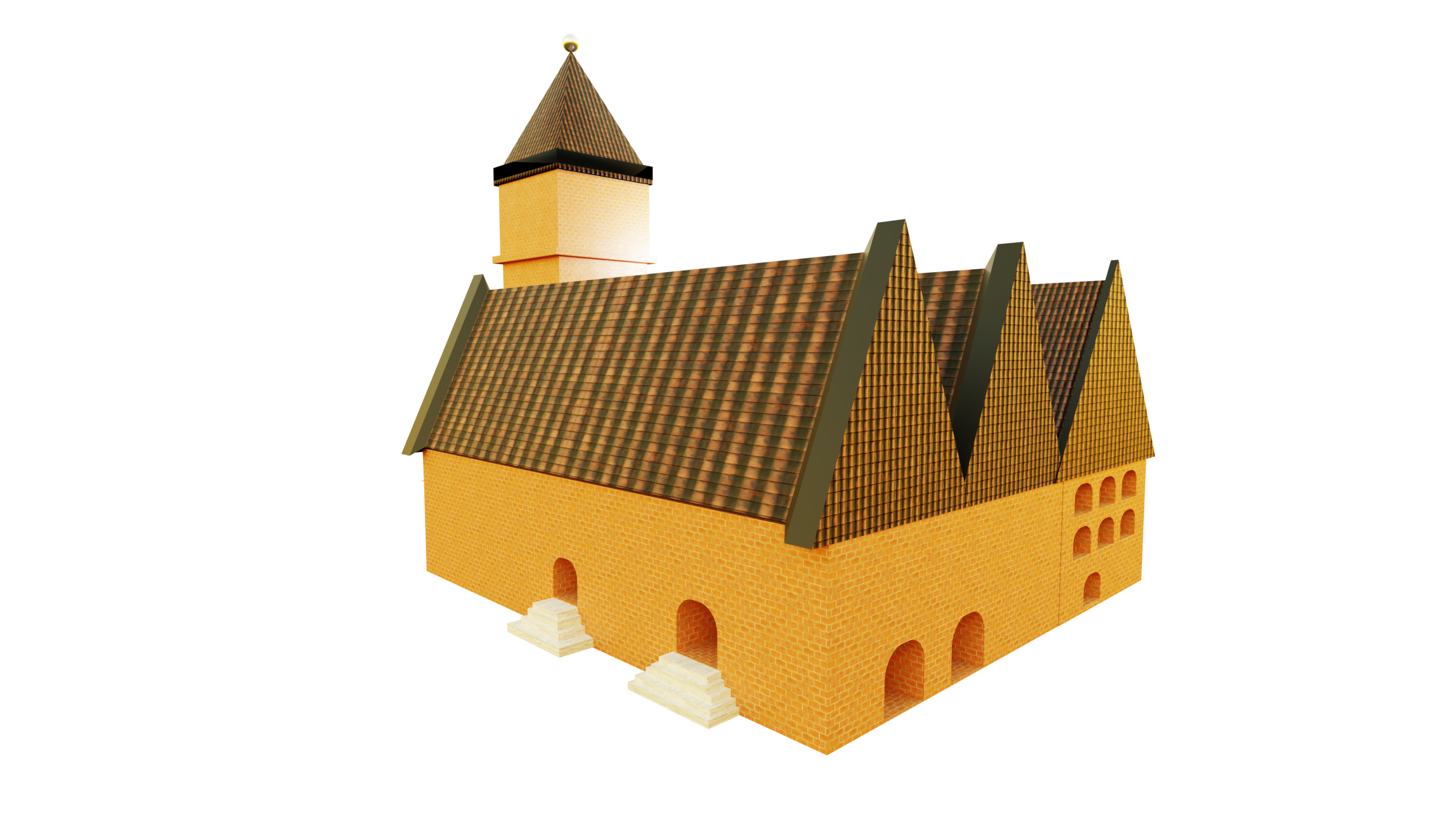 Rekonstrukcja ratusza we Wrocławiu, przedstawiająca m.in. Izbę Sądową, Izbę Wójtowską oraz późniejsze podwyższenie budynku o jedno piętro. Opracowanie: Paweł Słupianek na podstawie Z. Świechowskiego, Wrocław. Jego dzieje i kultura.